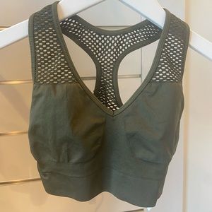 Alala Seamless Bra- army green- size small